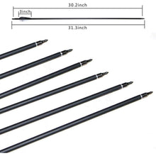 12er Carbonpfeile 30 Zoll für Bogenschießen Erwachsene