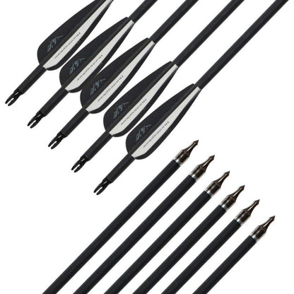 12er Carbonpfeile 30 Zoll für Bogenschießen Erwachsene
