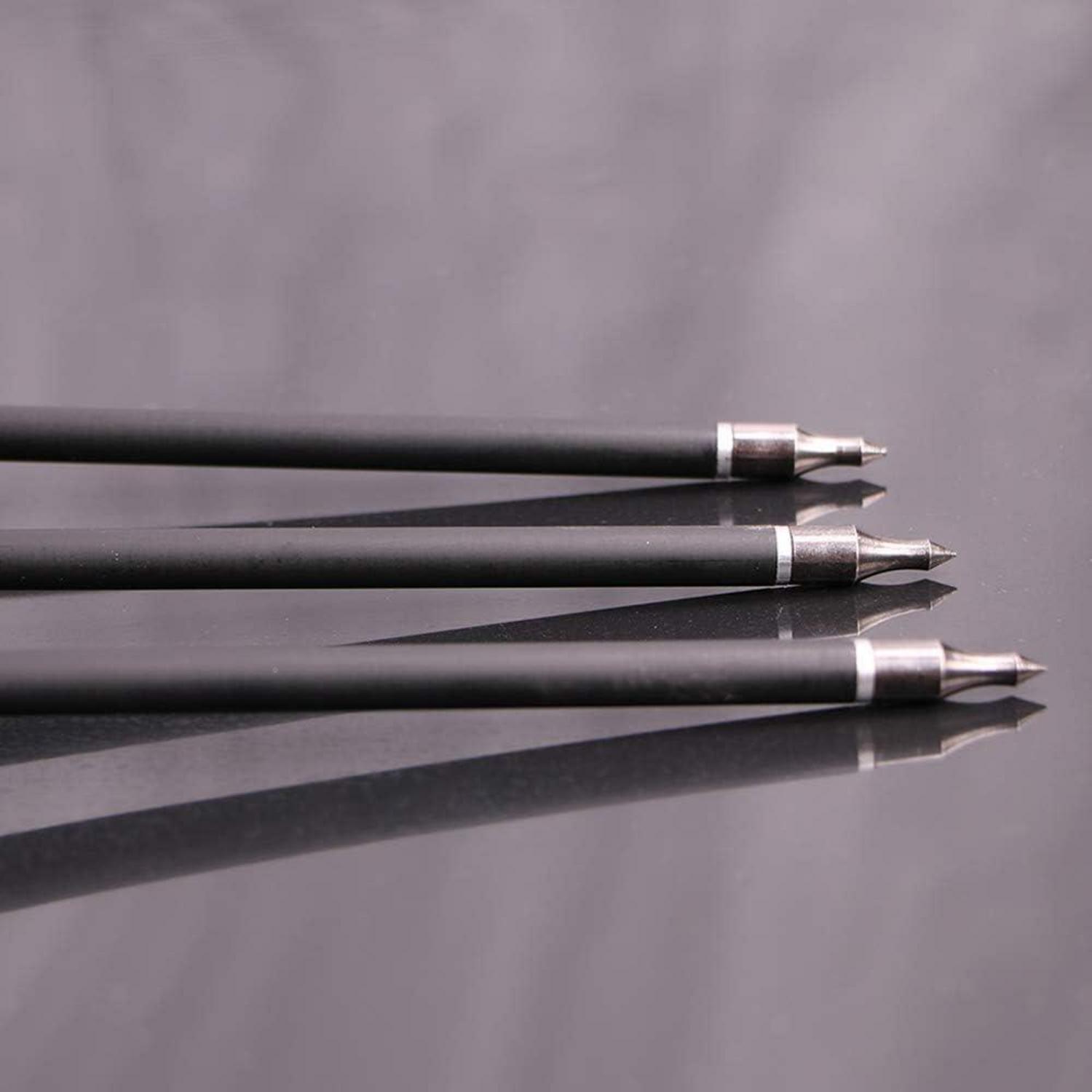 12er Carbonpfeile 30 Zoll für das Bogenschießen Erwachsene Jagd Bow Recurve