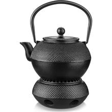Velaze Gusseisen Teekanne mit Heizung und Stövchen 1200ml