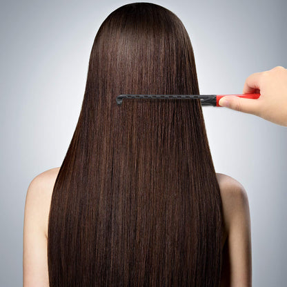 2er Set Flachkamm Glättkamm Haarbürste Friseur Styling V-förmiger Kamm