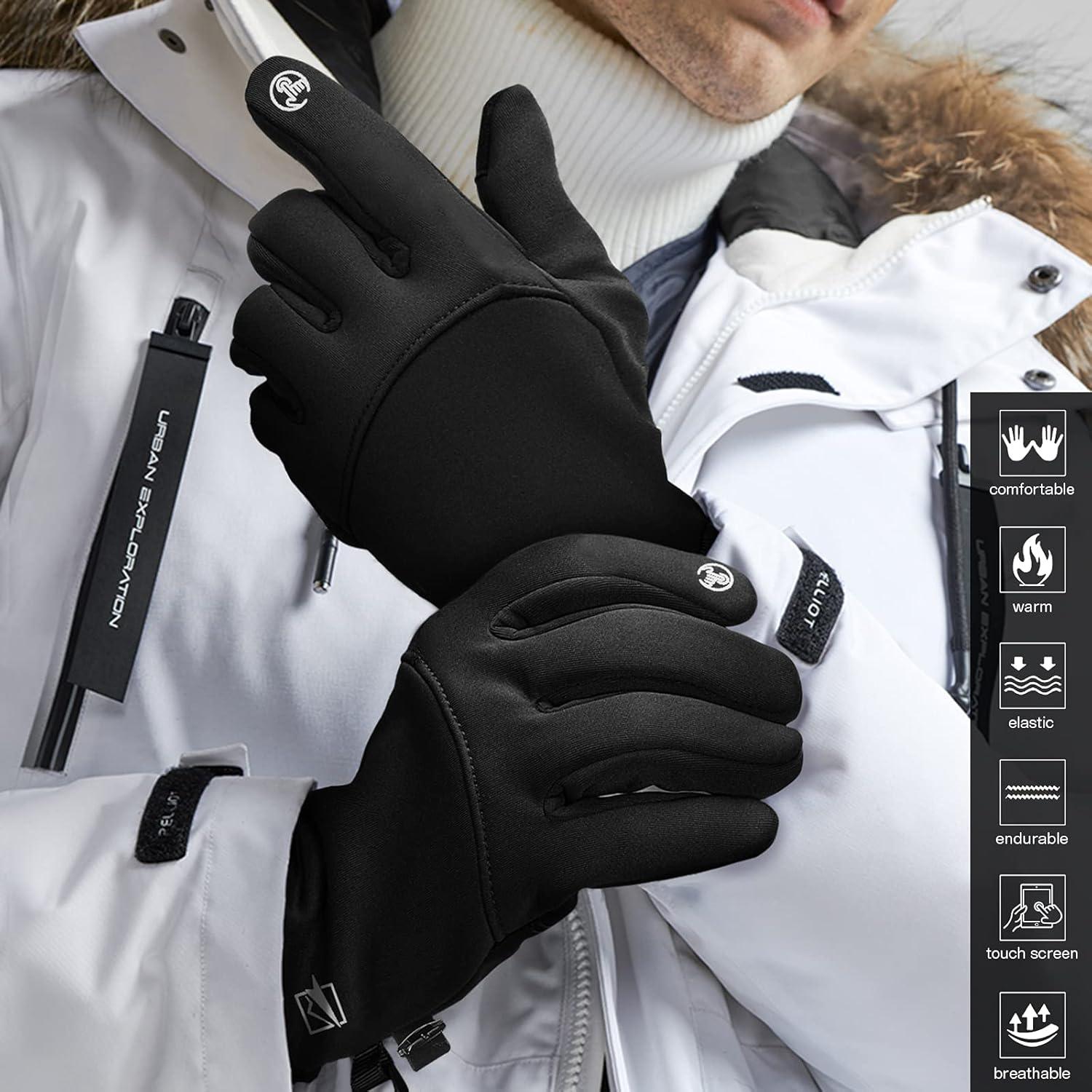Warme Winter Fahrradhandschuhe Touchscreen Winddicht Laufhandschuhe