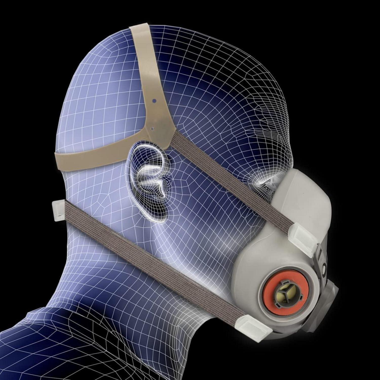 Zelbuck Atemschutzmaske 107 Set mit Schutzbrille und Filter