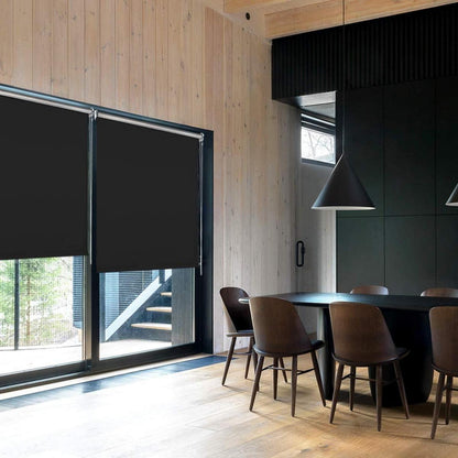 Verdunklungsrollo ohne Bohren 60x150cm Rollos für Fenster