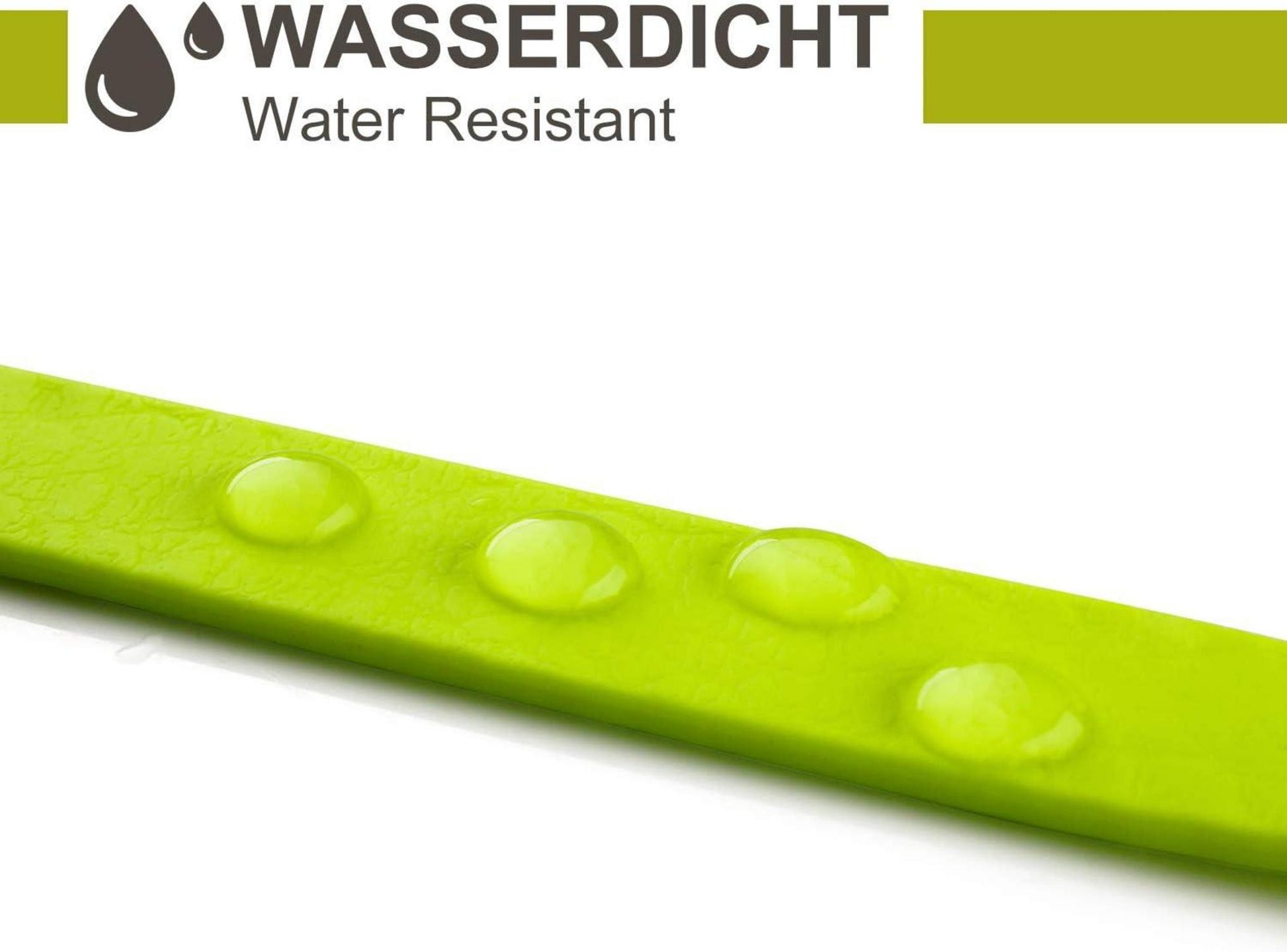 Schleppleine für Hunde 20m Wasserdicht Neon Gelb Hundeführungshilfe