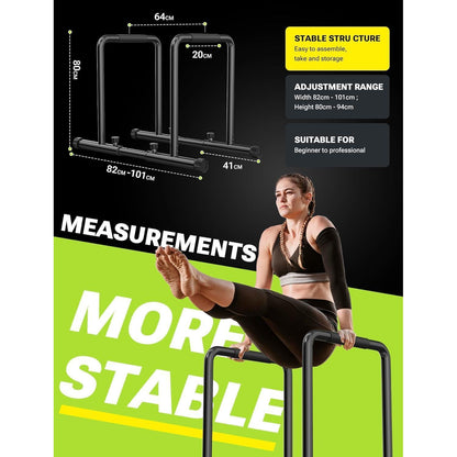 Yoleo Verstellbare Dip Barren 500 kg