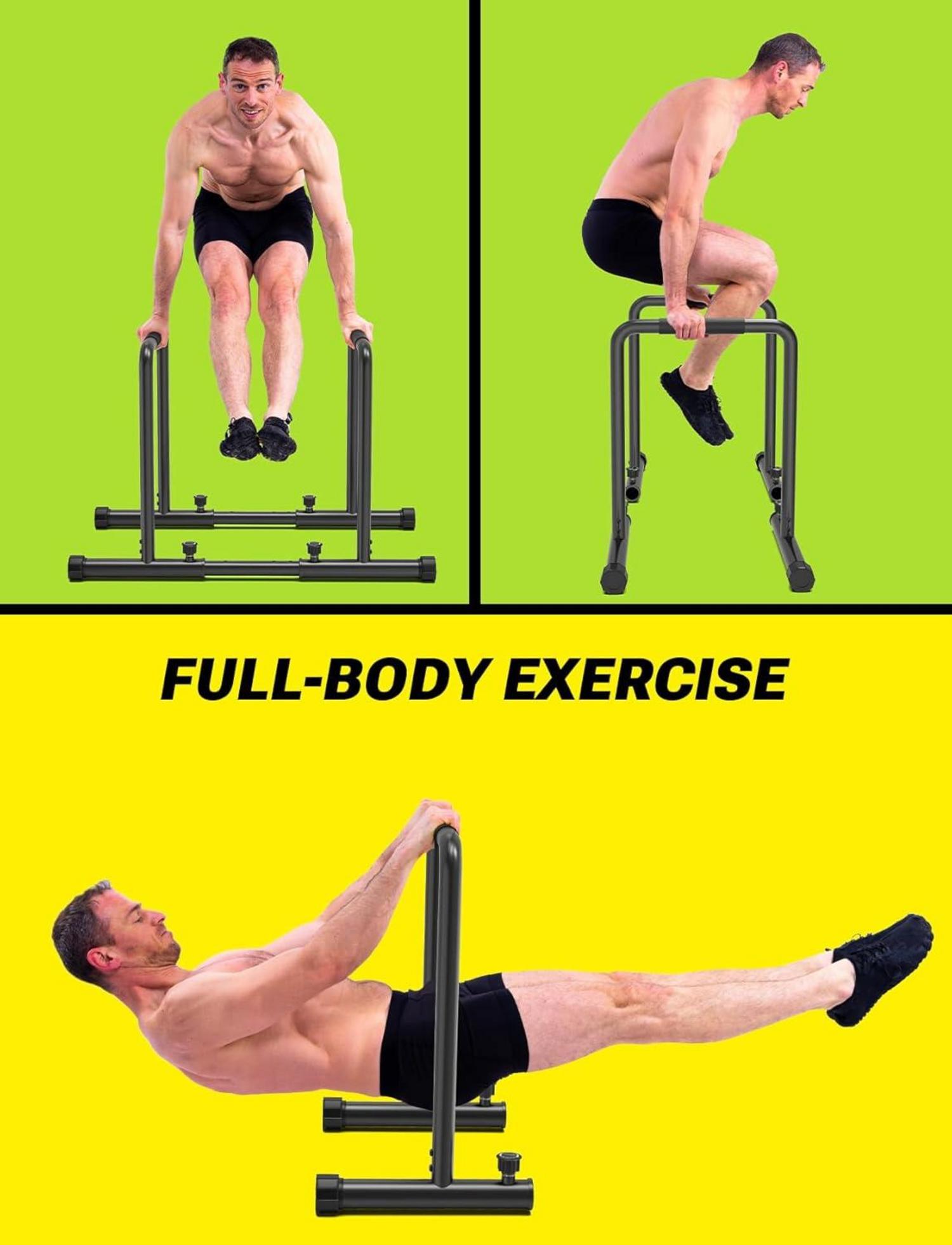 YOLEO Dip Barren 500kg Dip-Station tragbar Sicherheitsanschluss stabil