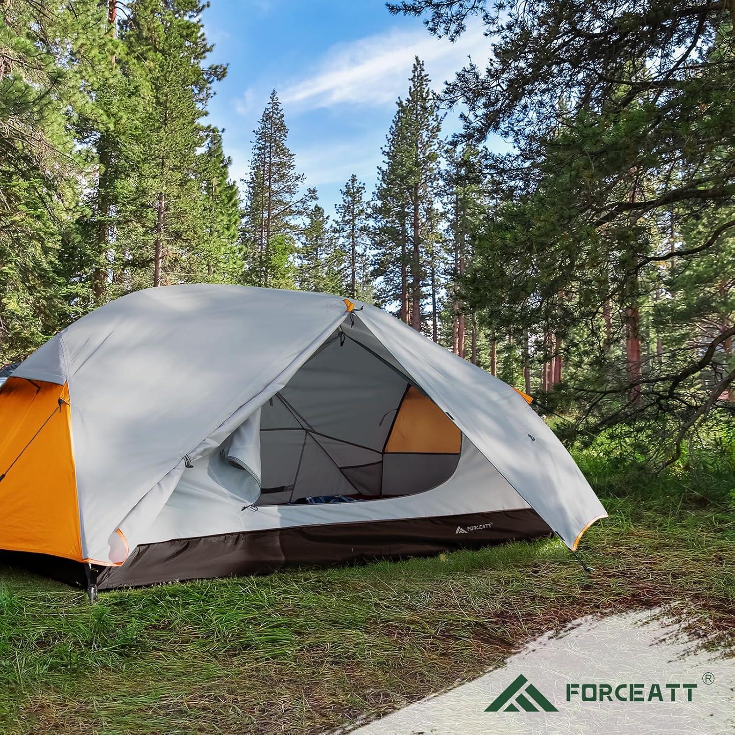 Forceatt Zelt 2-3 Personen Camping Ultraleicht 3-4 Saison Trekking Outdoor