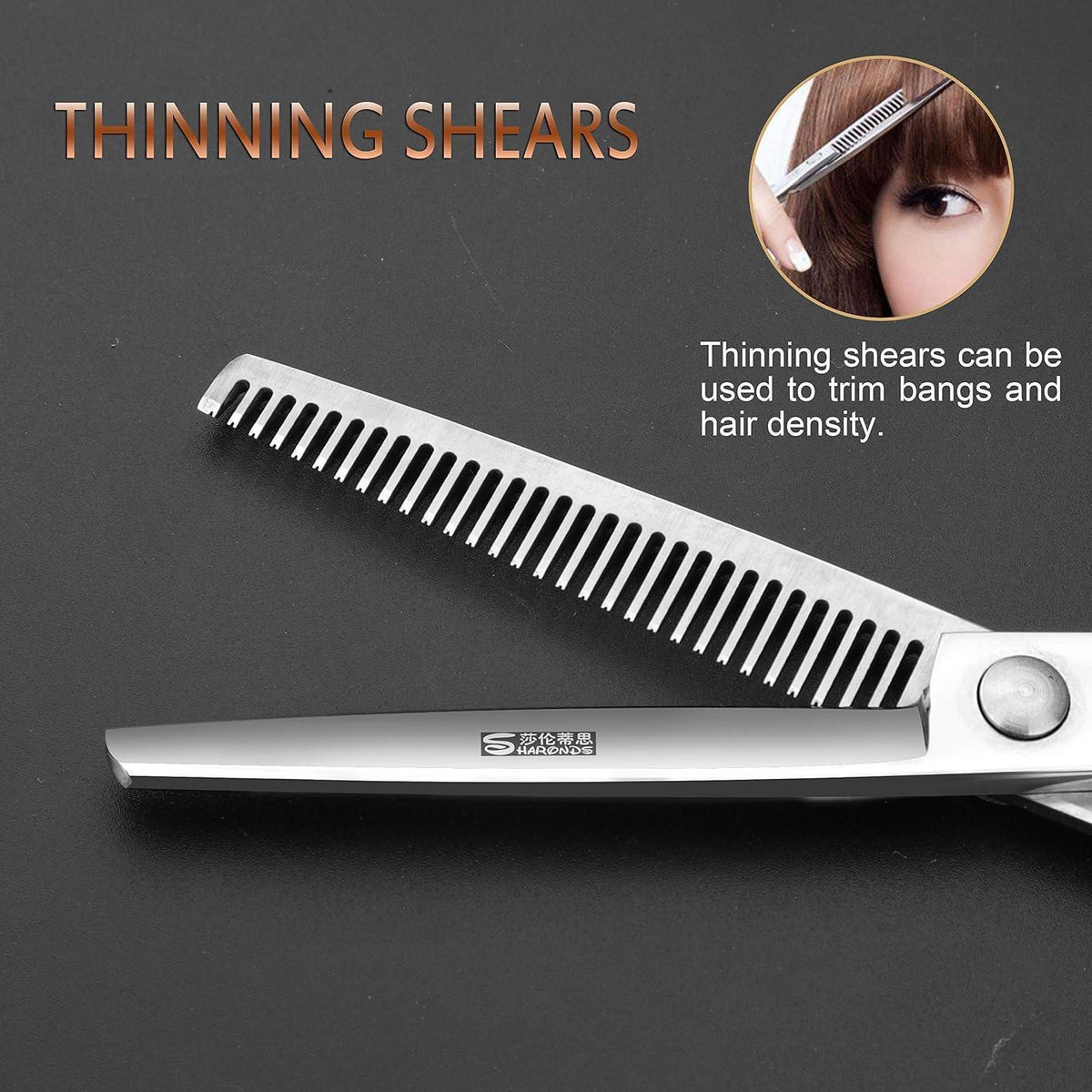 6-Zoll Friseurschere Set Edelstahl – Professionelle Haarschere
