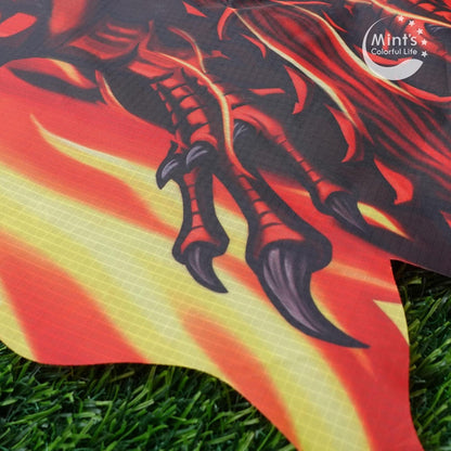 Bunter Groß-Drachen 62 Zoll für Kinder & Erwachsene, inkl. 300-Fuß-Schnur