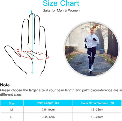 Unigear Touchscreen Laufhandschuhe Herren Damen Winter Outdoor Handschuhe