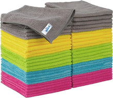 Mikrofaser Reinigungstücher Set 50er Pack 30x30cm, Premium Putztücher