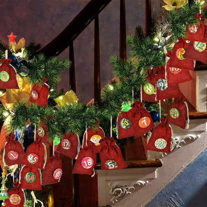 Adventskalender Kette zum Befüllen 2023 Weihnachten