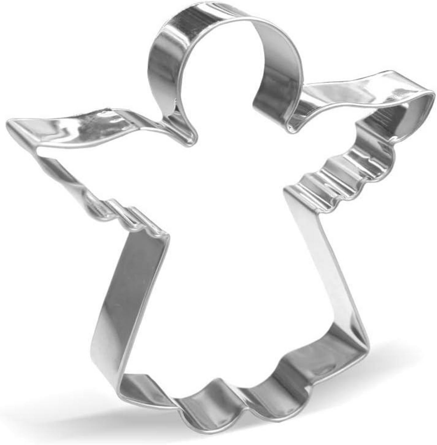 Ausstechform Engel 11 cm Edelstahl Backform Plätzchen Ausstecher