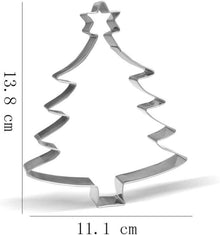 Ausstechform Weihnachtsbaum Stern 13,8cm Edelstahl