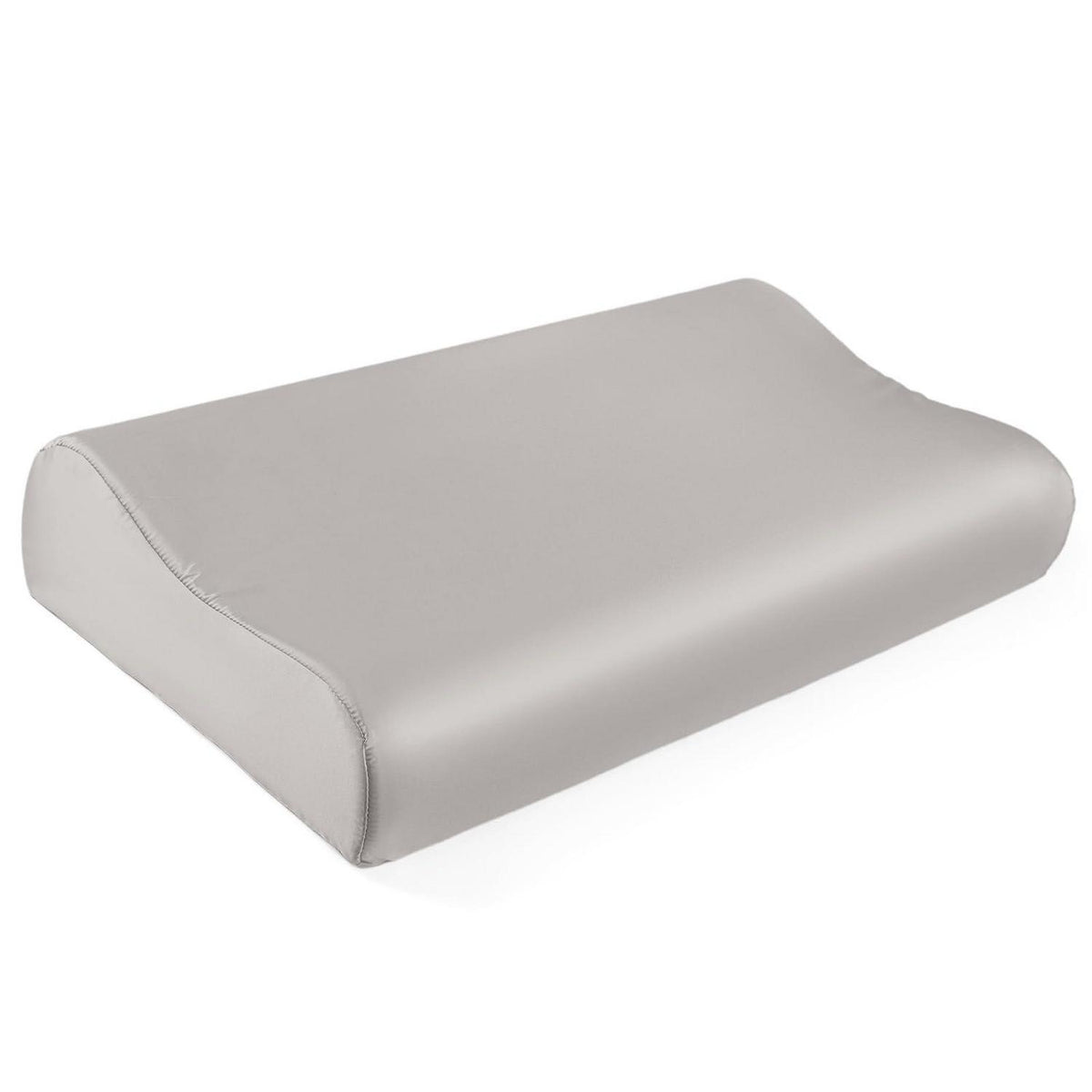 Seiden Kissenbezug für Kontur Kissen – Grau 50x30x10/7 cm
