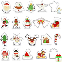 Weihnachtsausstecher Set 20 Stück Edelstahl Plätzchenformen