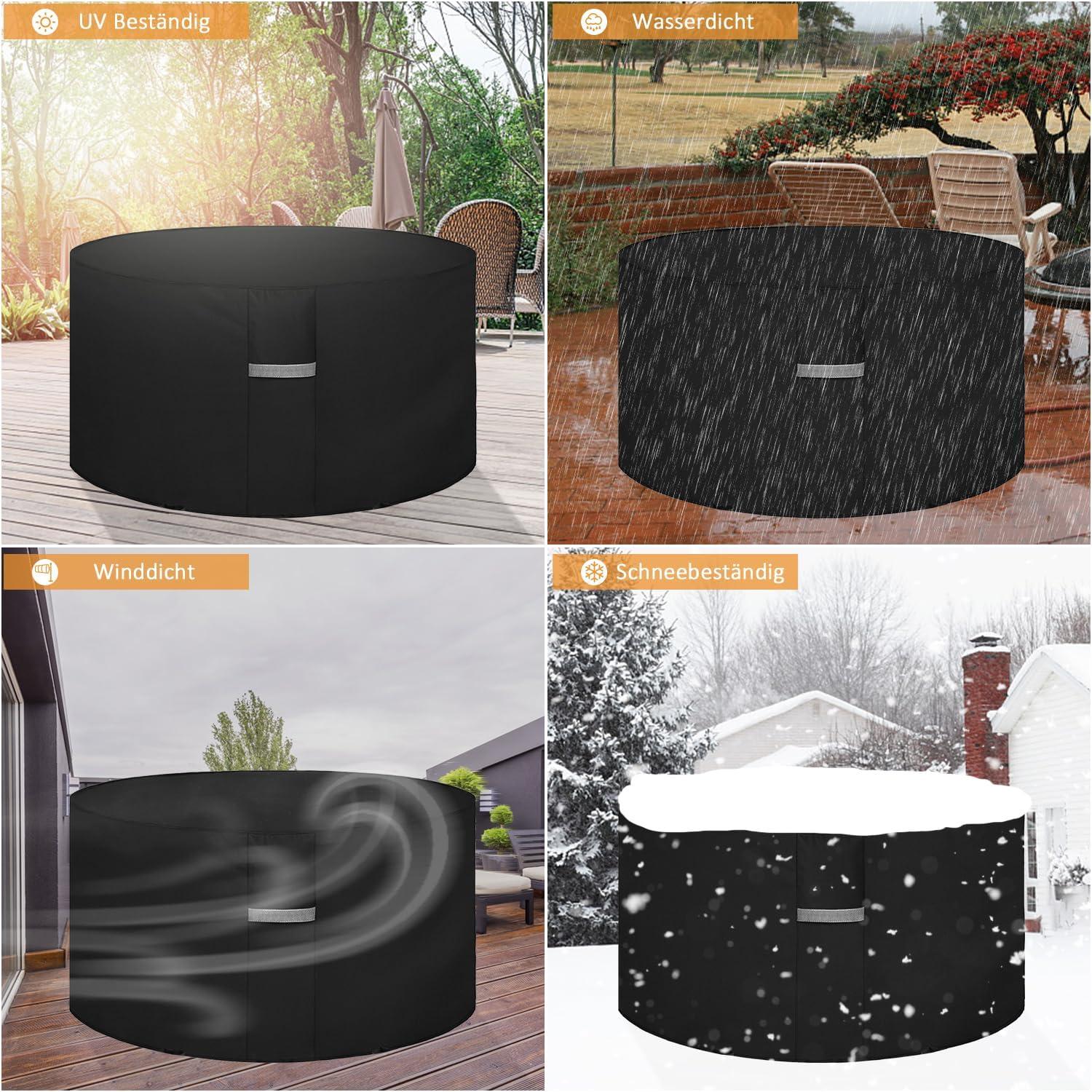 Dokon Gartenmöbel Abdeckung 600D Oxford Wasserdicht 190x80cm
