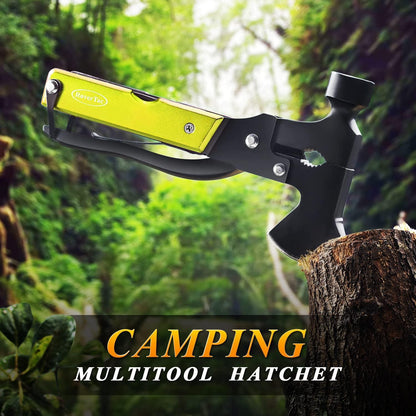 Multitool Axt Männer Geschenk Camping Survival Gear 14-in-1 Multitool Axt