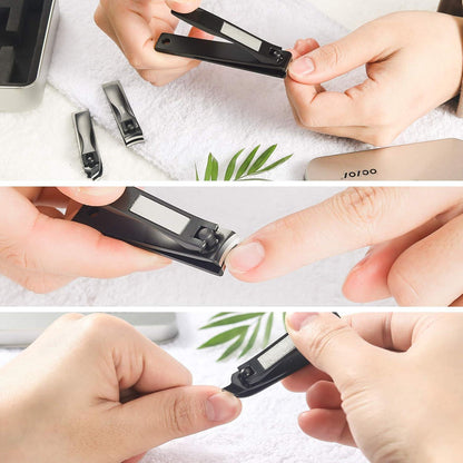 Nagelknipser Set aus Edelstahl für Dicke Nägel - 3-teilig