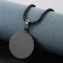 AFSTALR Halskette Herren 7 Erzengel Medaille Talisman