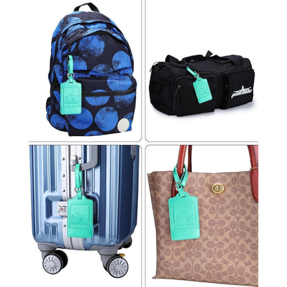 3er Set Kofferanhänger PU Leder - Datenschutz - Schnelle