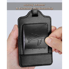 Teskyer 3 Stück Kofferanhänger PU Leder Schwarz Datenschutz