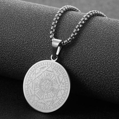 AFSTALR Halskette Herren 7 Erzengel Siegel Medaille Talisman Amulett