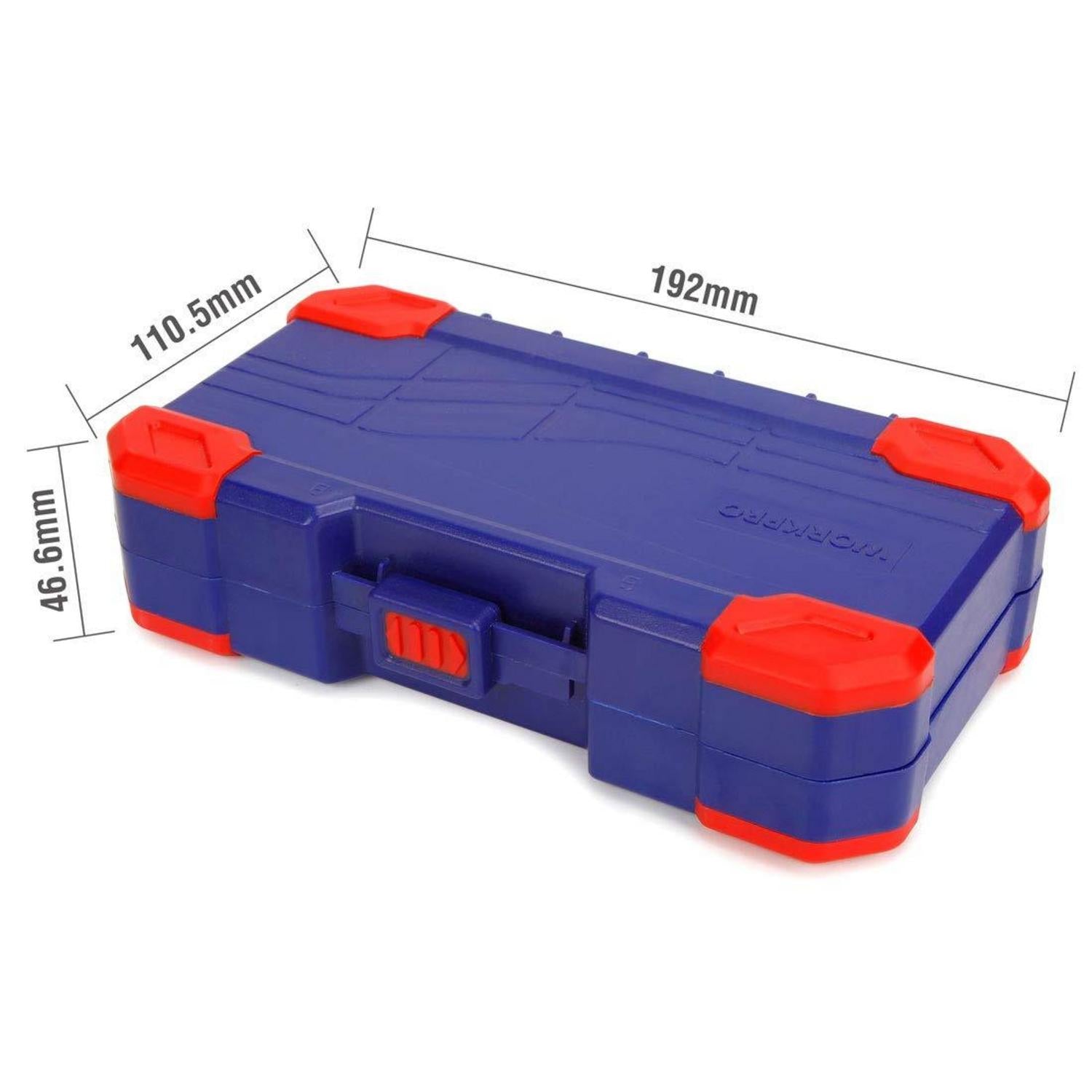 WORKPRO Hammerbohrer Set SDS Plus Stein- und Betonbohrer 8-teilig im Koffer 5/6/7/8/10/12mm