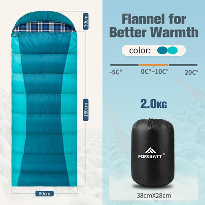 Winter Schlafsack -5°-20 Grad, Outdoor Camping, Leicht
