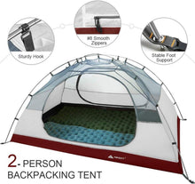 Forceatt Zelt 2/3/4 Personen Camping Wasserdicht 3-4 Saison Ultaleicht