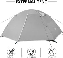 Forceatt Zelt 2 Personen Camping Wasserdicht Ultraleicht