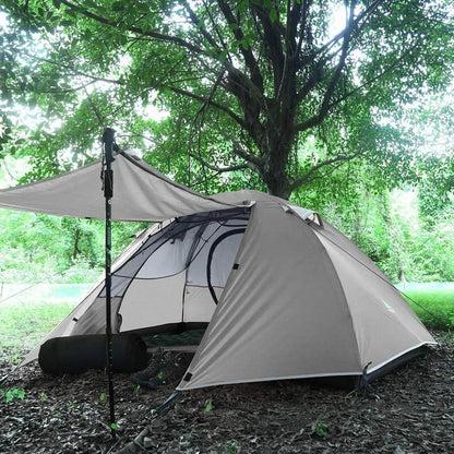 Forceatt Zelt 2/3/4 Personen Camping Wasserdicht Ultraleicht
