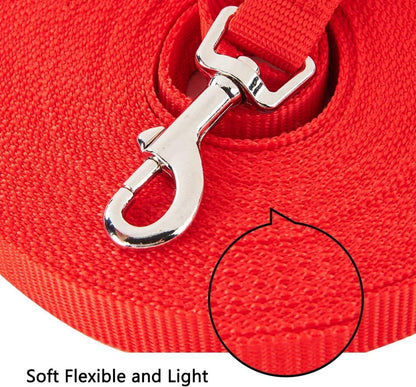 Schleppleine für Hunde 5m Nylon robust mit D-Karabiner