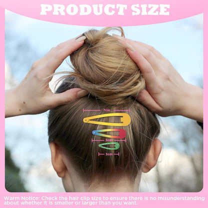 Haarspangen Mädchen Bunte Hair Clips Metall Haarklammern 40