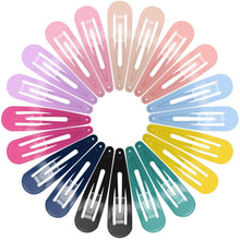 Bunte Haarspangen Set Mädchen 40 Stück Hair Clips Metall 7cm Lang 10