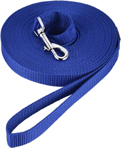 Schleppleine Nylon Hundeleine mit D-Karabiner und Griffpolster