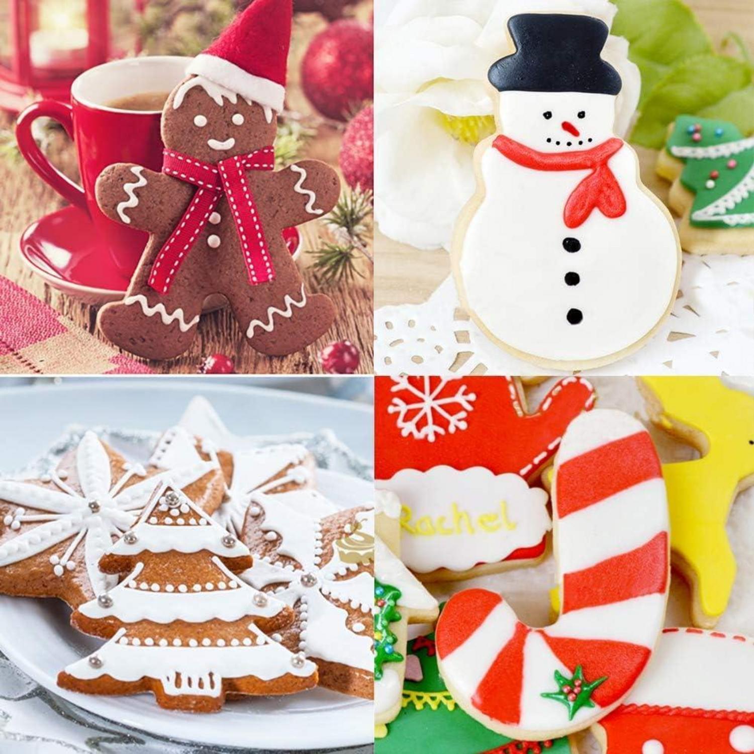 Ausstechformen Weihnachten Edelstahl Set Plätzchen Brot 9-tlg. Tigerrokett