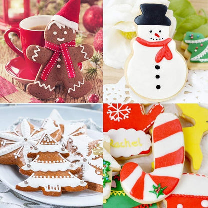 Ausstechformen Weihnachten Edelstahl Set Plätzchen Brot 9-tlg. Tigerrokett