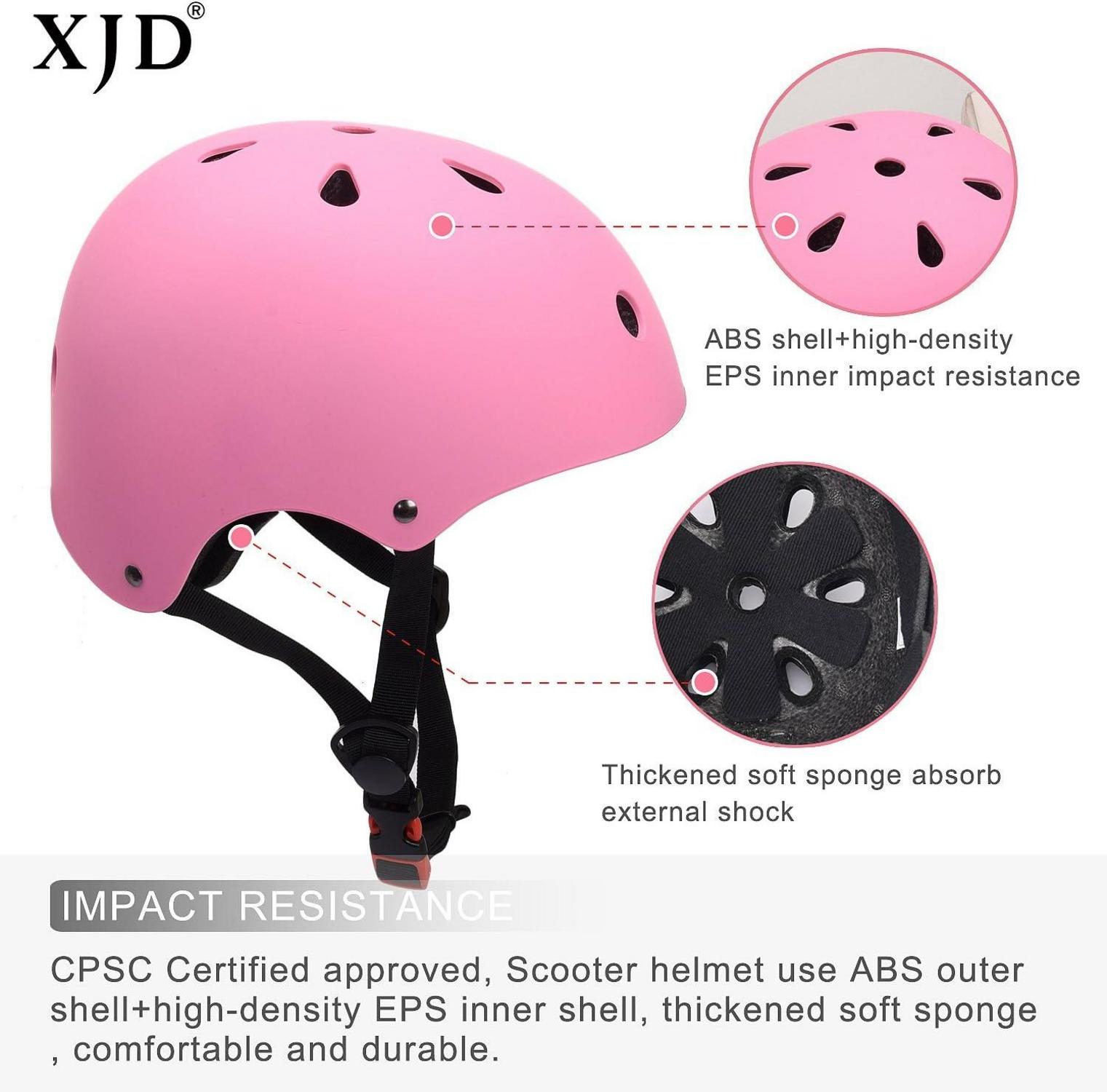 Kinder Jugend Fahrradhelm Multisport Skateboard M: 55-57 cm Rosa