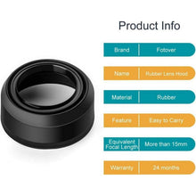 82mm Gummi Gegenlichtblende Universal für Canon Nikon Sony