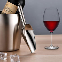 TEAMFAR Edelstahl Eisschaufel 148ml Silber für Bar Küche