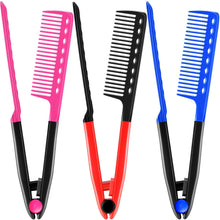 Professionelle V-Kamm Set für glattes Haar, 3-teilig