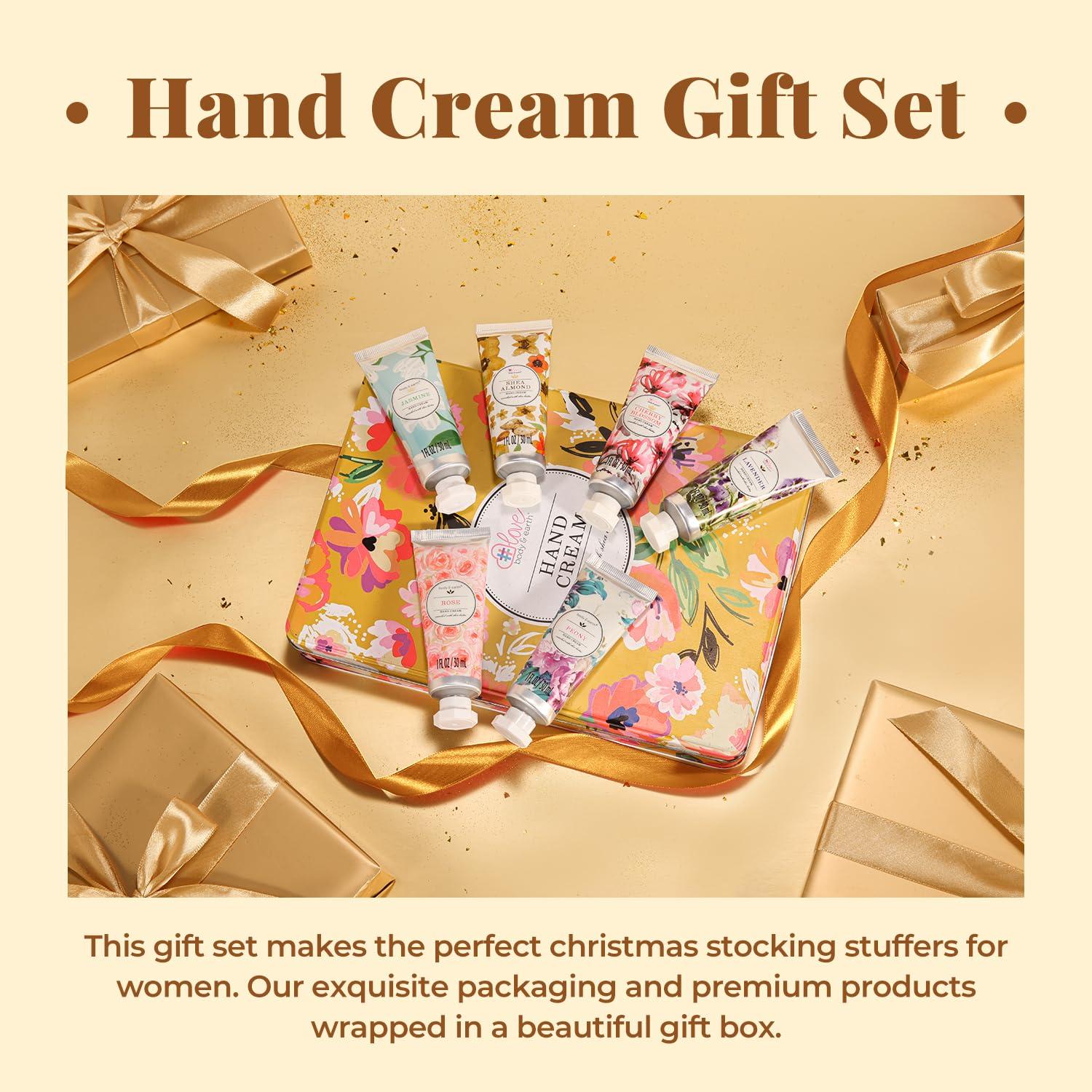 Handcreme Geschenkset für Frauen 6 Stück, reisegröße mit