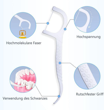 Zahnseide Sticks 300 Stück - Backenzähne Reinigung