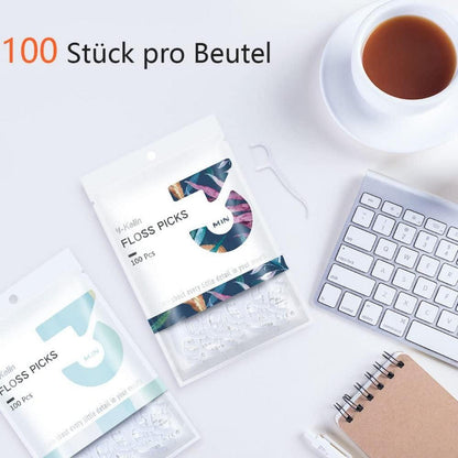 300 Zahnseide Sticks für Backenzähne - Zahnreinigung Zahnzwischenräume