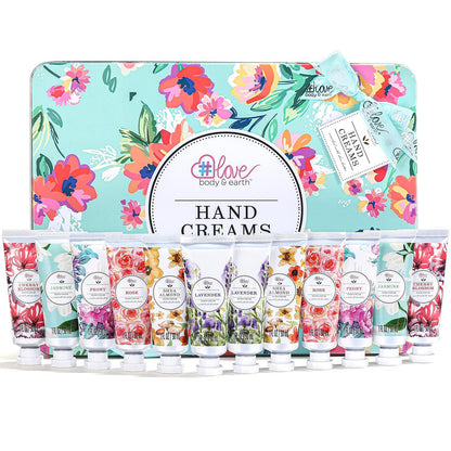 Handcreme Geschenkset für Frauen mit 6 natürlichen Düften