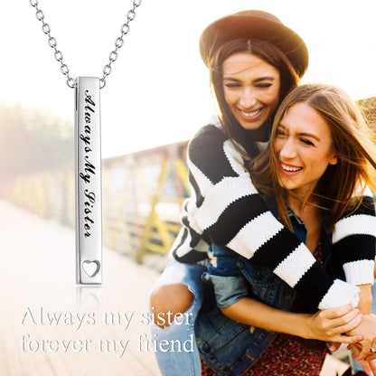 925 Sterling Silber Halskette für Schwester - Always My
