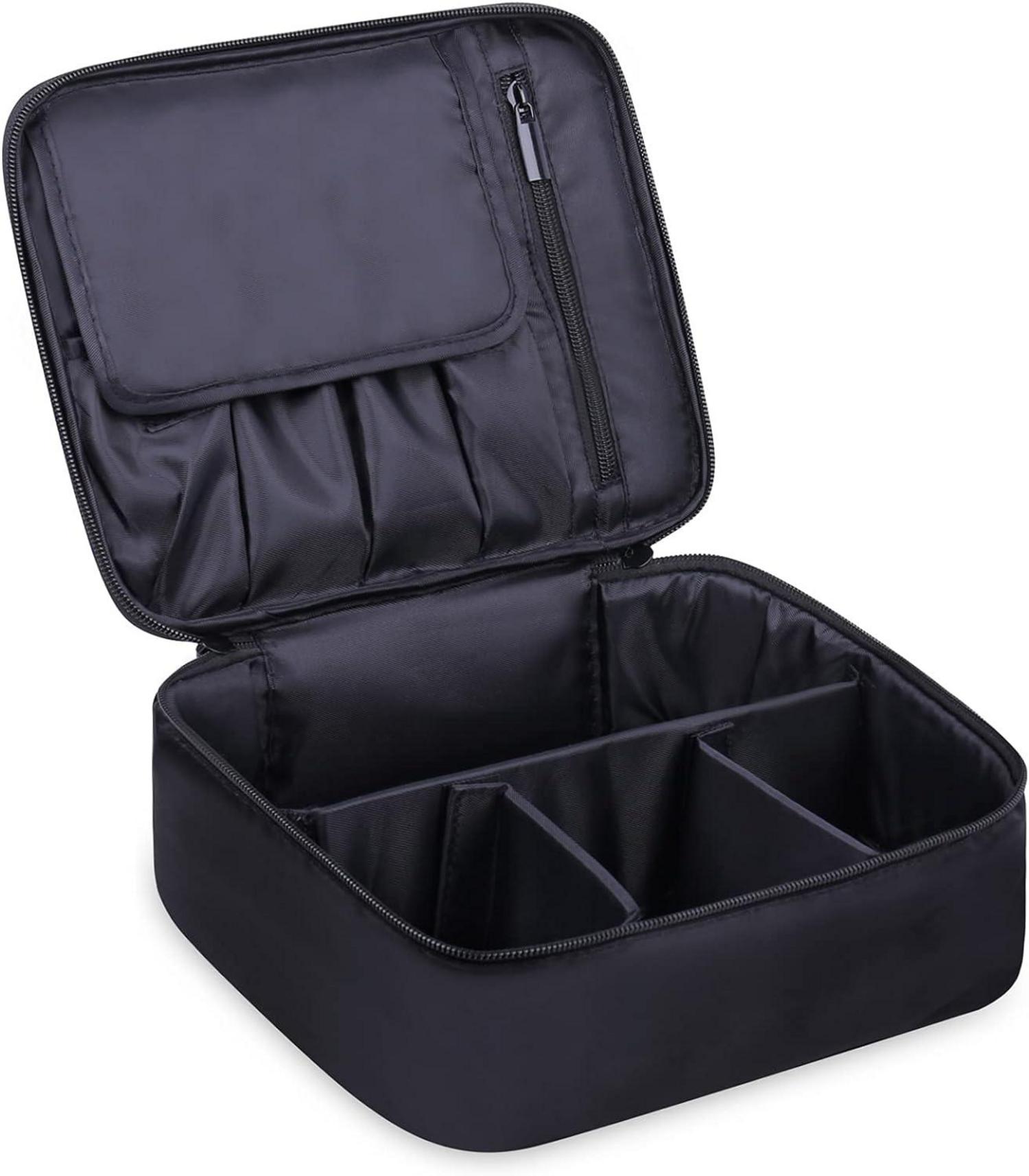 Reise Kosmetiktasche Schwarz Wasserabweisend Organizer für