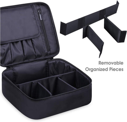 Große Reise Kosmetiktasche Organizer Make-up Schwarz